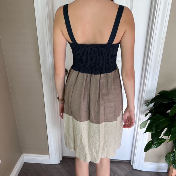 Color block summer dress on straps Size small - Picture 1 of 7